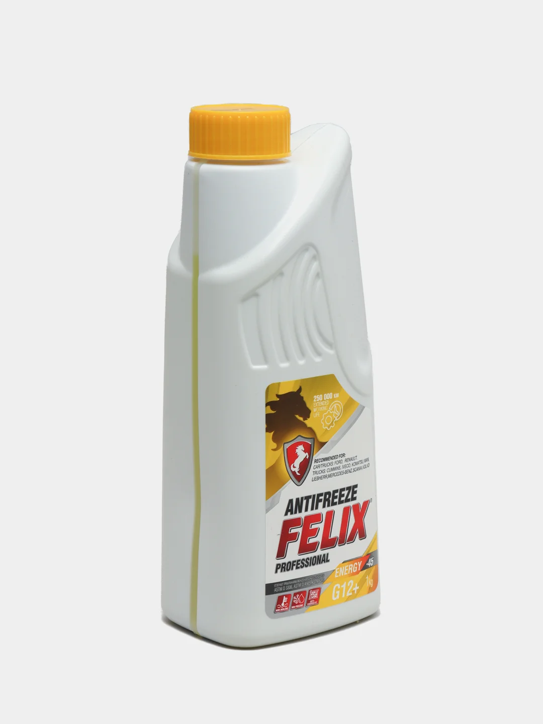 Антифриз Felix Energy G12+ Желтый, 1 кг