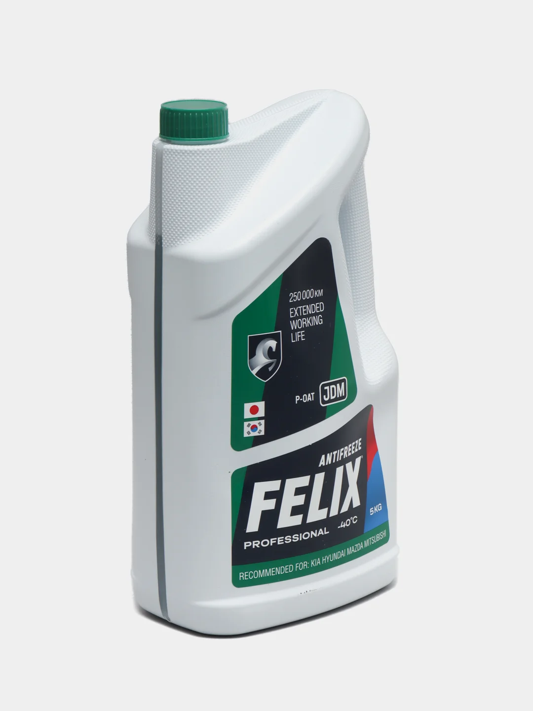 Антифриз FELIX JDM G12++ Зеленый, -40С, 5 кг, HYUNDAI/ KIA/ MITSUBISHI/ MAZDA/ TOYOTA