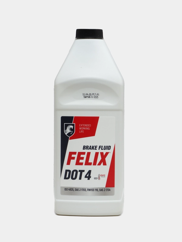 Тормозная жидкость Felix DOT 4, 910 г