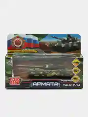 Модель металл Армата Танк Т-14 12 см, вращается башня, инерция