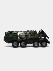 Военный тягач "Щит", с танком, цвет камуфляж