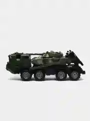 Военный тягач "Щит", с танком, цвет камуфляж