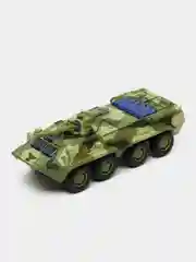 Модель металл. Танк ВПК БТР-80 вооруженные силы 14 см, свет, звук, инерция