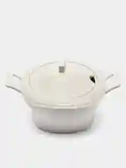 Белый супница с крышкой, фарфор 2.8 л