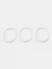 Серебряный прозрачная занавеска-штора для ванной 180x180 см