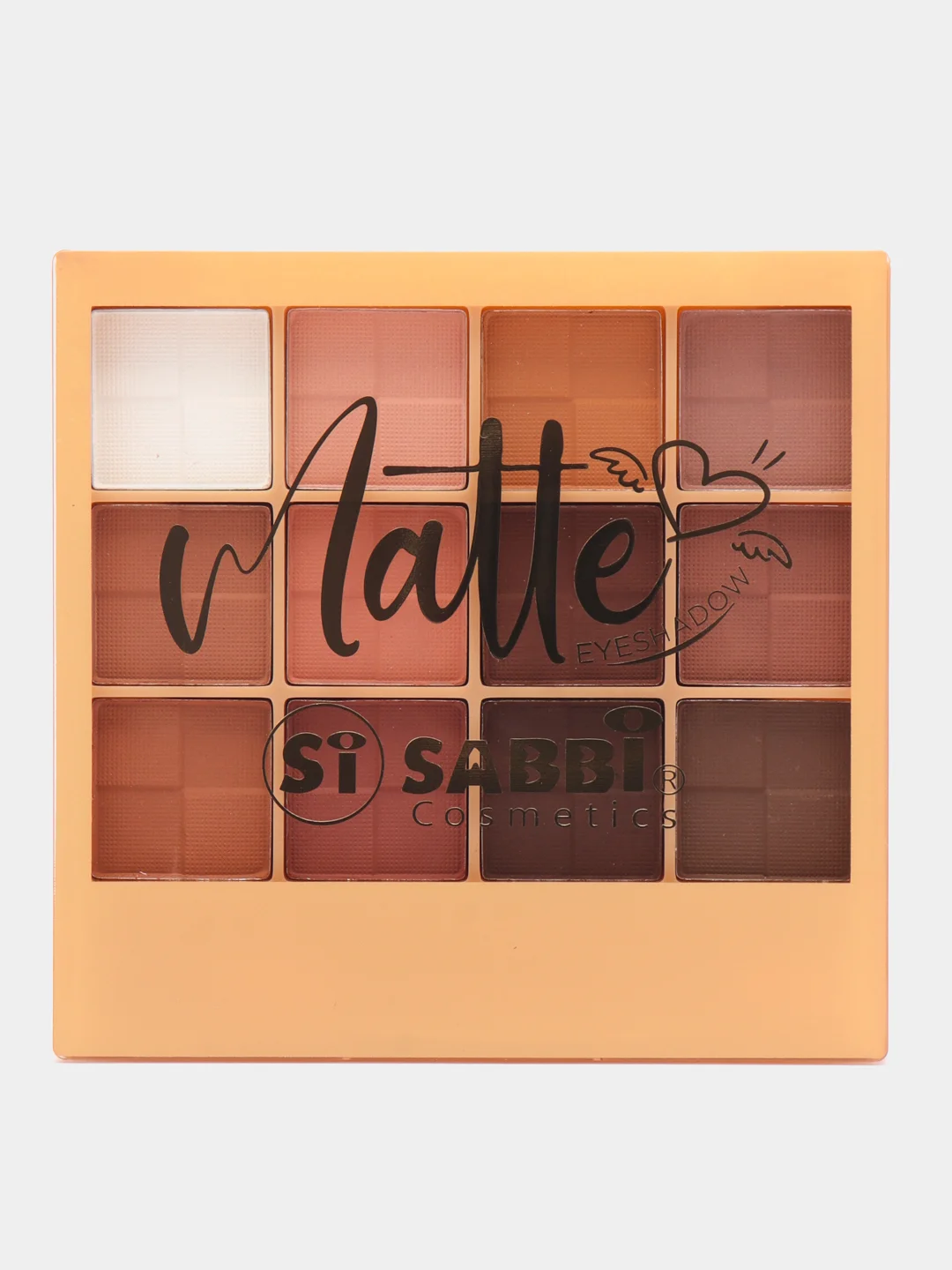 Карамельный палетка матовых теней для век MATTE EYESHADOW, 12 цветов