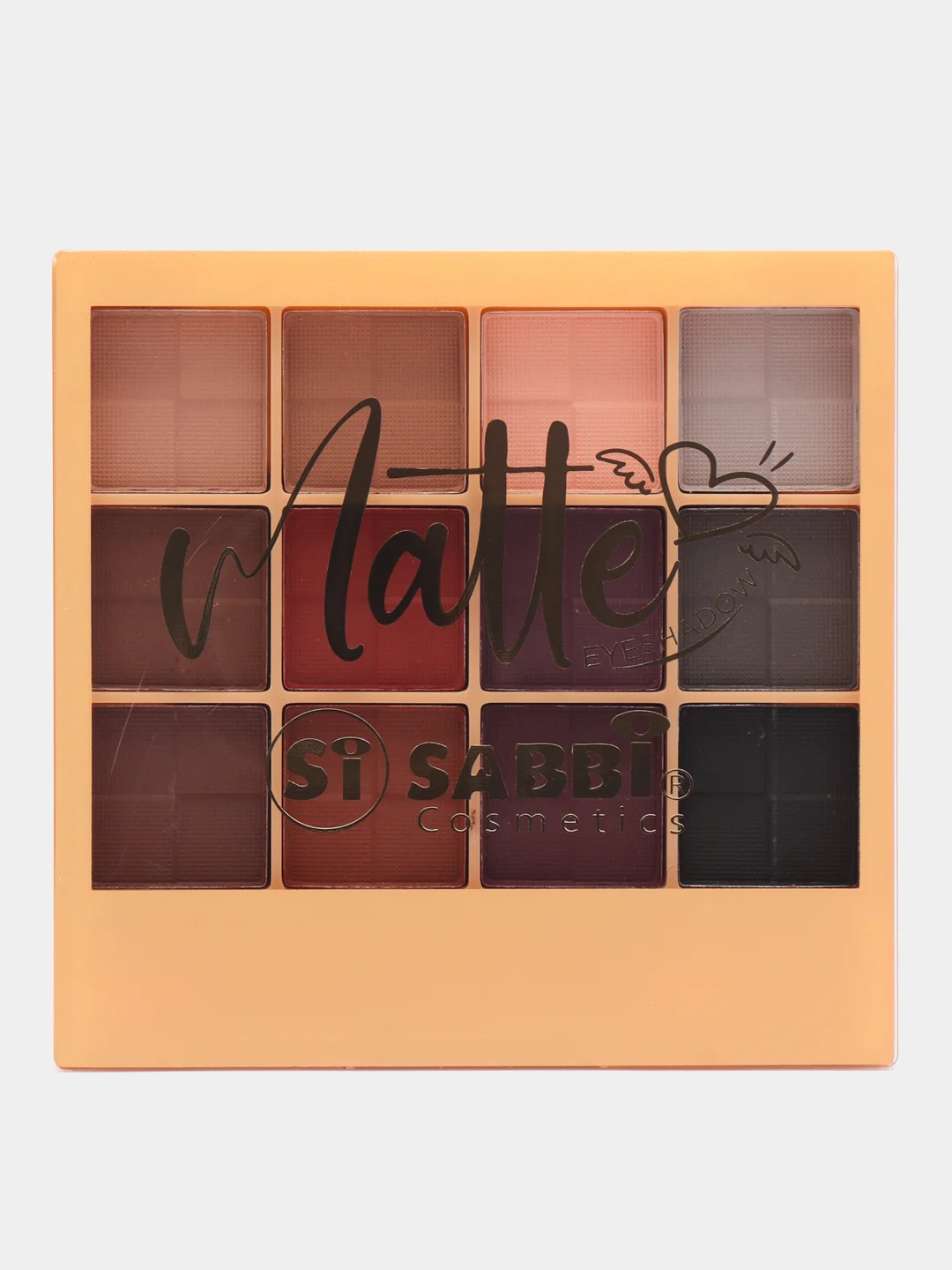 Карамельный палетка матовых теней для век MATTE EYESHADOW, 12 цветов