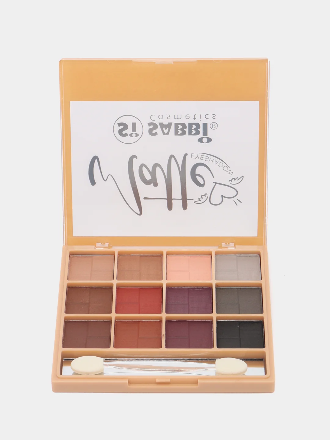 Пурпурный палетка матовых теней для век MATTE EYESHADOW, 12 цветов