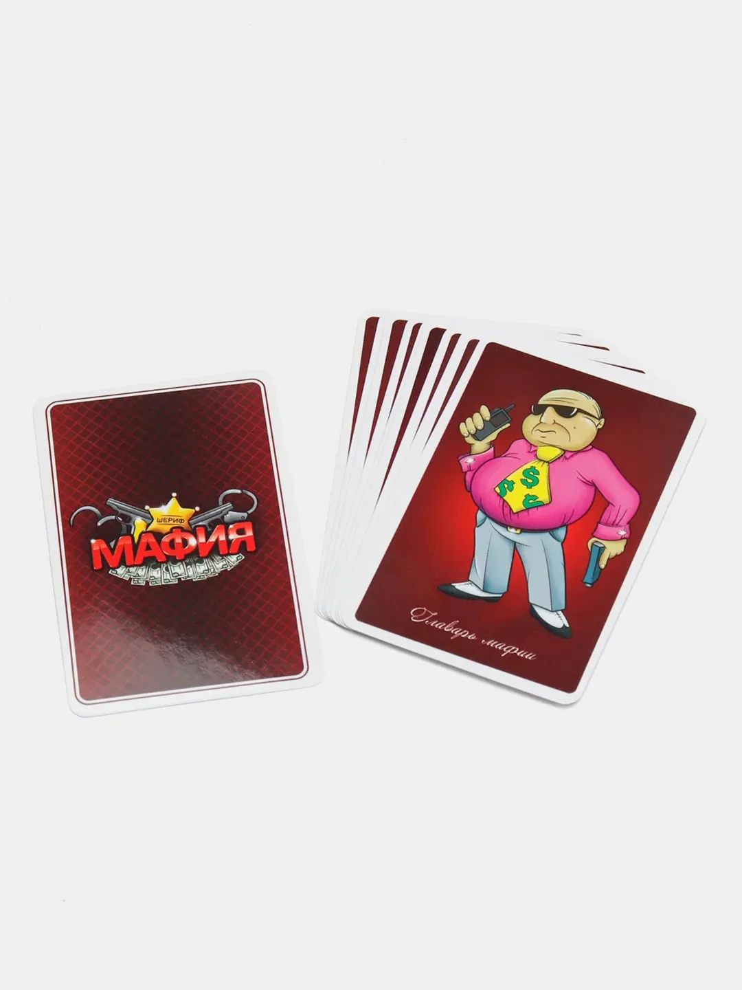 Напольная игра "Твистер" с картами "Мафия" в коробке