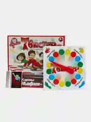 Напольная игра "Твистер" с картами "Мафия" в коробке
