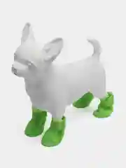 Зеленый обувь для собак