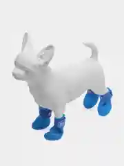 Синий обувь для собак