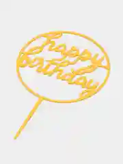 Хаки топпер на торт "С днём рождения", "Happy Birthday", "Love"