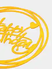 Серый топпер на торт "С днём рождения", "Happy Birthday", "Love"