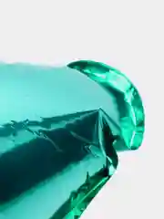 Бирюзовый шар звезда фольгированный 19", 50 см