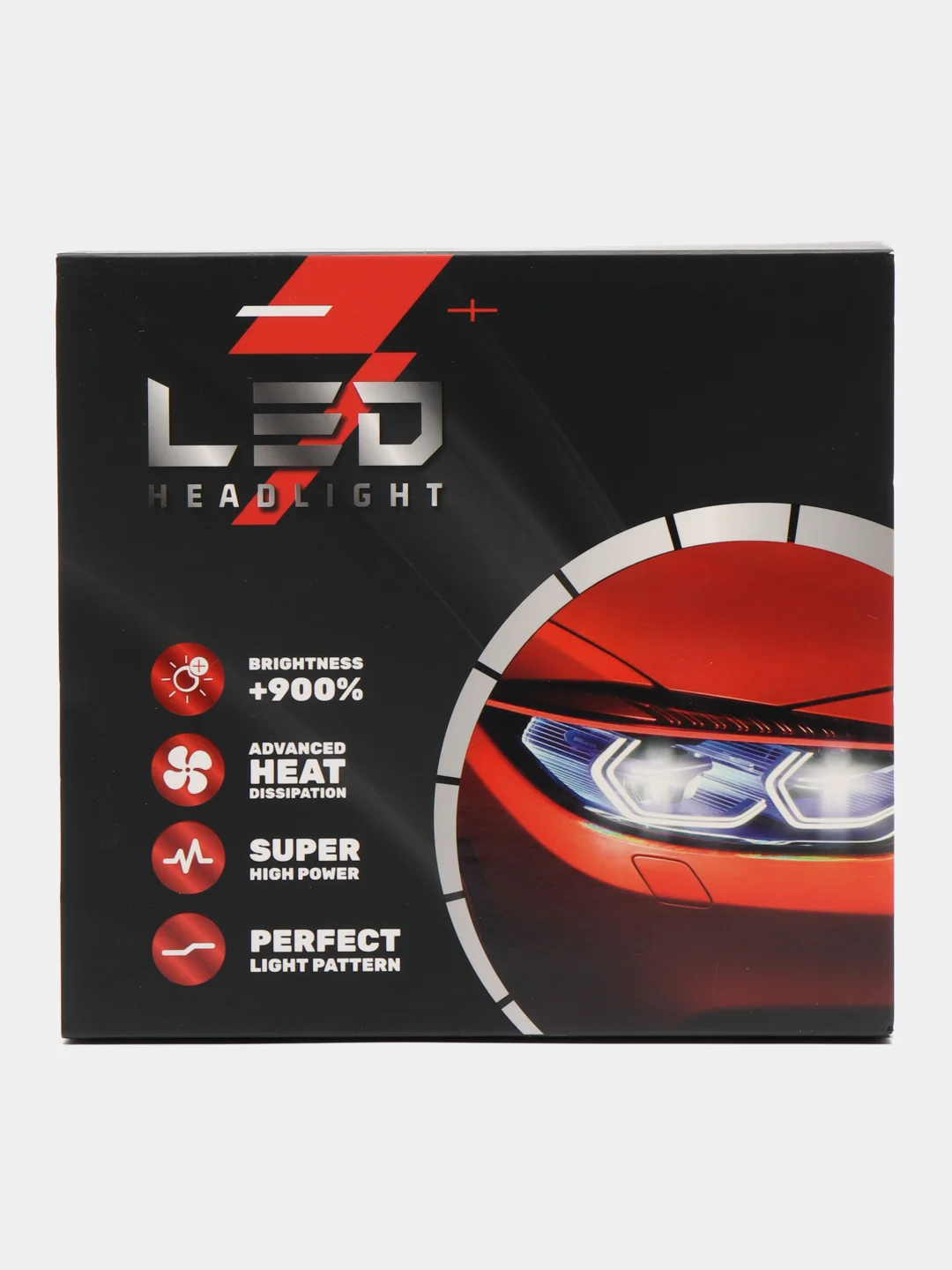 Светодиодные лампы с линзой LED H4 мини