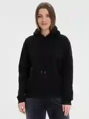 Черный худи  на флисе