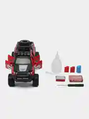 Красный машина с дымом Форд Раптор F-150, 21 см, все двери открываются