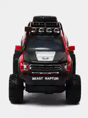 Красный машина с дымом Форд Раптор F-150, 21 см, все двери открываются