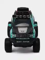 Салатовый машина с дымом Форд Раптор F-150, 21 см, все двери открываются