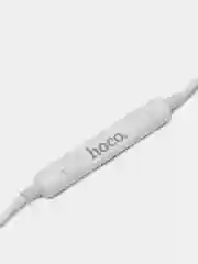 Белый наушники проводные hoco M101 Audio jack: 3,5 мм, с микрофоном