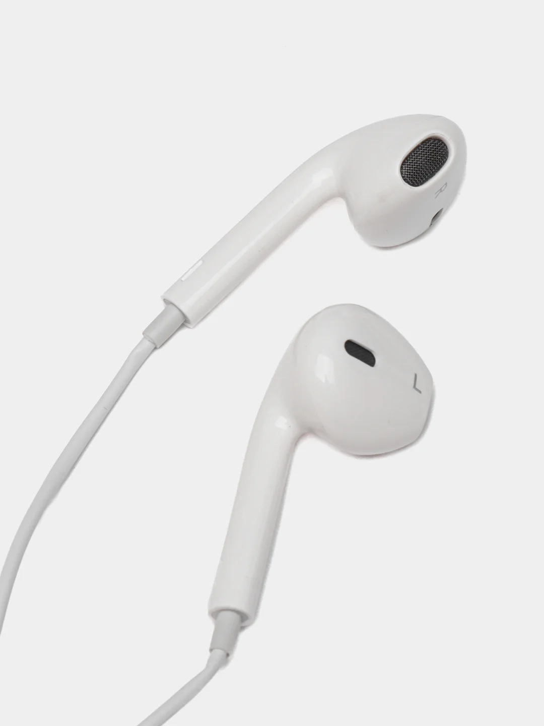 Белый наушники проводные hoco M101 Audio jack: 3,5 мм, с микрофоном