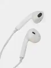 Белый наушники проводные hoco M101 Audio jack: 3,5 мм, с микрофоном