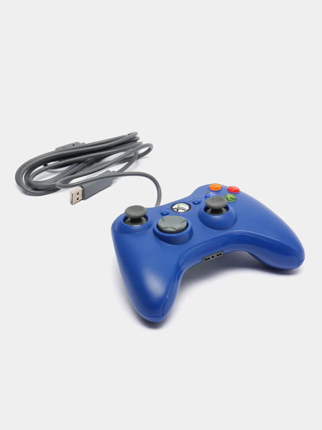 Оранжевый геймпад для XBox 360, проводной
