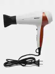 Белый фен для укладки волос Blackton Bt HD1211M, электрический, 1000 Вт, 2 режима