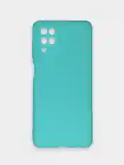 Лазурный чехол Samsung Galaxy A12, M12 (Самсунг Галакси А12, М12), силиконовый, цветной, матовый