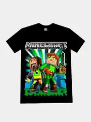 Футболка Minecraft для мальчиков светящаяся