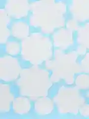 Горчичный наклейка на окно новый год, новогодняя, снежинка, дед мороз, двусторонняя, статическая