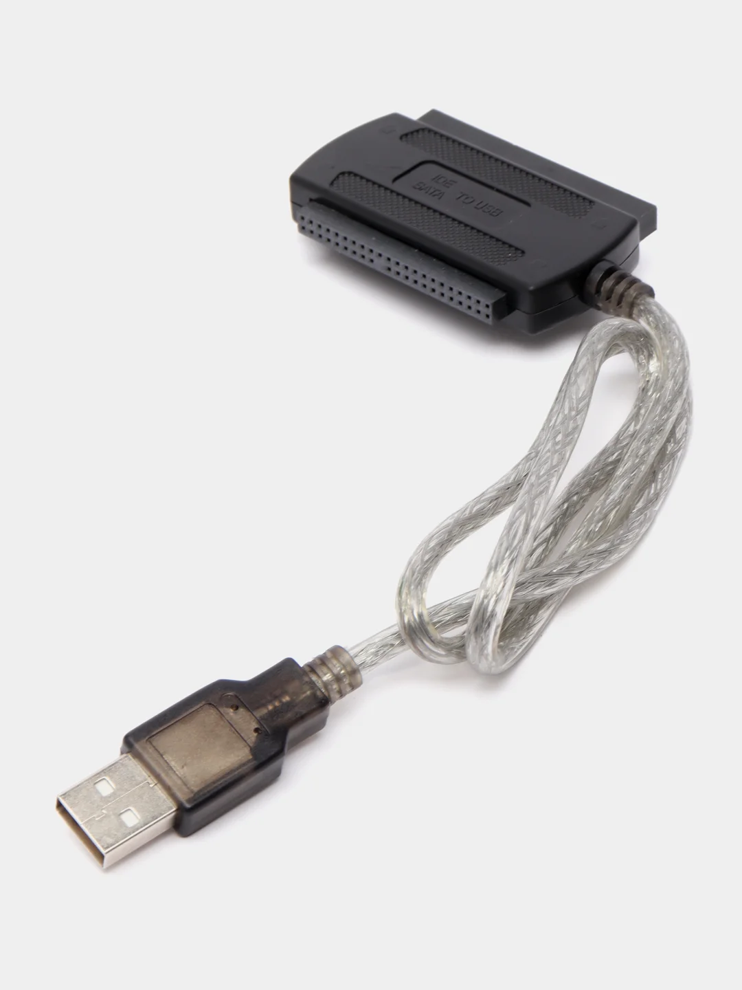 Серый кабель переходник адаптер для дисков сата SATA на USB