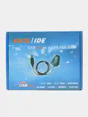 Серый кабель переходник адаптер для дисков сата SATA на USB