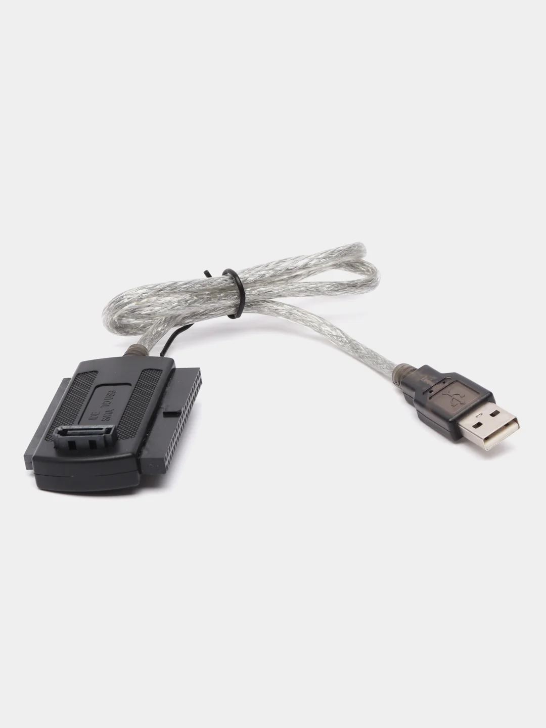 Серый кабель переходник адаптер для дисков сата SATA на USB
