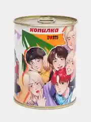 Копилка для денег, монет и купюр "Я люблю BTS"