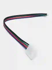 Коннектор выводной LED RGB (10mm, провод 15см)  для светодиодной ленты - 1 шт