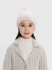 Шапка детская, подростковая, для девочек, вязанная, демисезонная, на весну