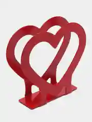 Салфетница "Сердце" из металла
