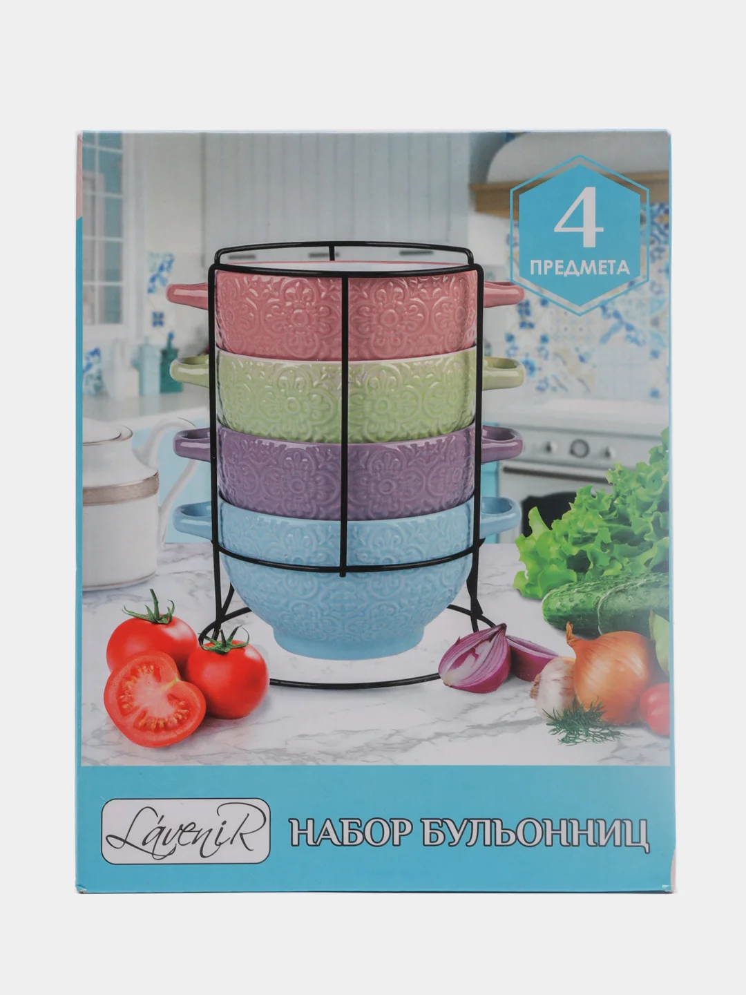 Ледяной супница, 4 штуки