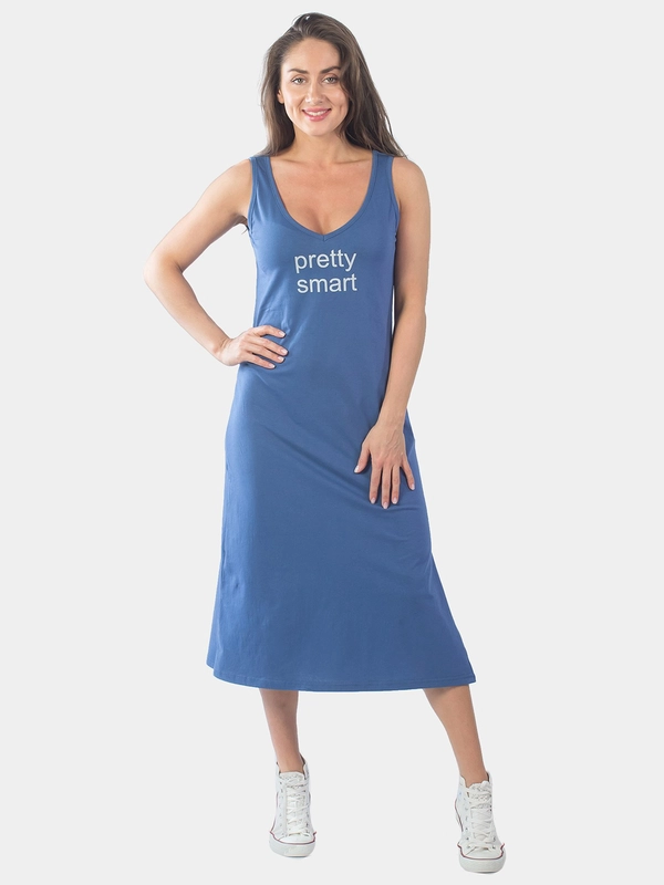 Платье женское pretty smart КП1437П2 индиго