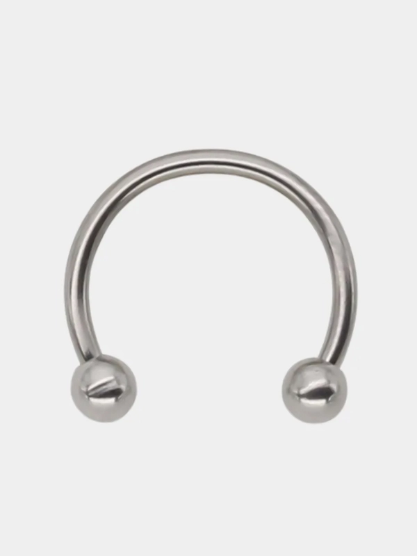 Септум "Шар", из стали, унисекс, 5 цветов, 3 размера