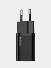 Белый сетевое зарядное устройство с кабелем Baseus Super Si Quick Charger, 25W
