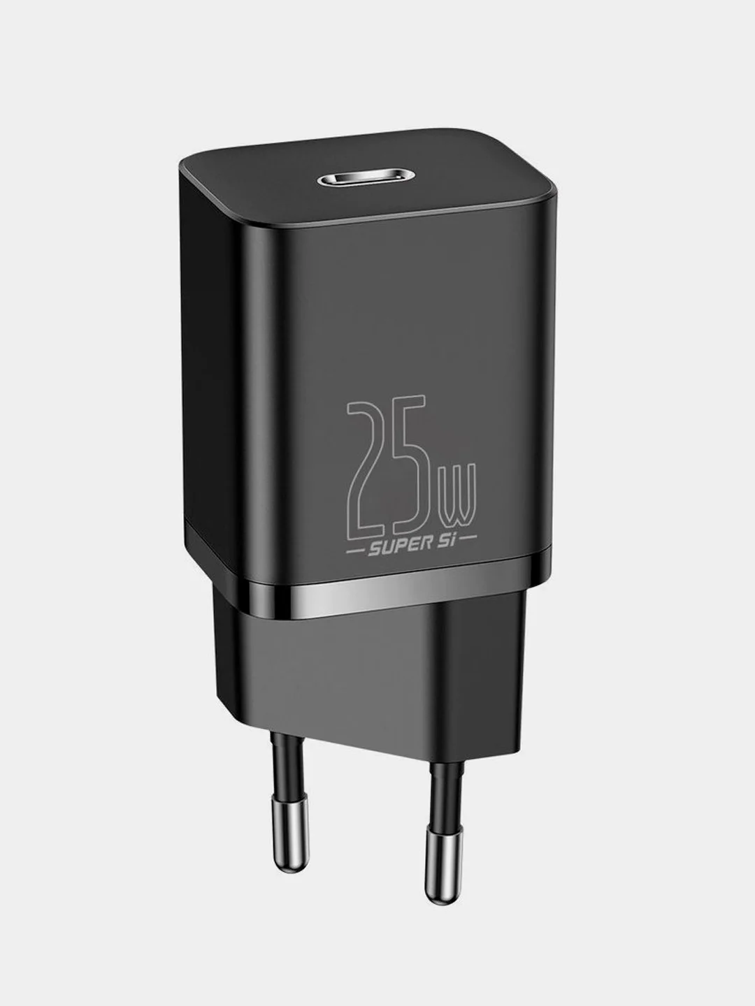 Белый сетевое зарядное устройство с кабелем Baseus Super Si Quick Charger, 25W