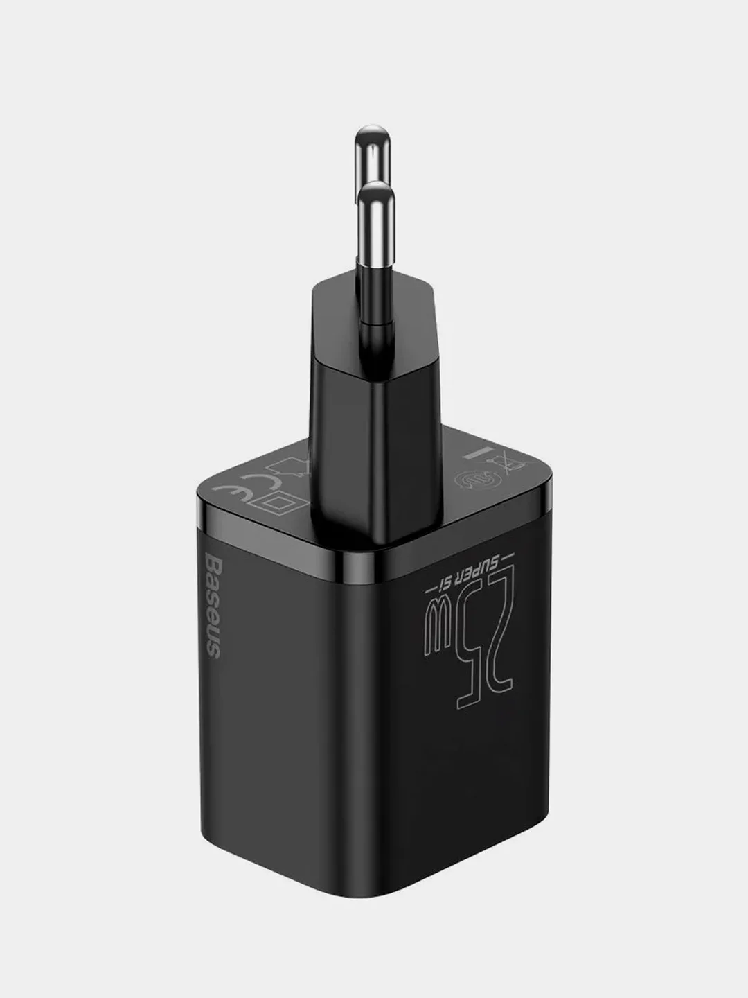 Белый сетевое зарядное устройство с кабелем Baseus Super Si Quick Charger, 25W