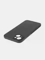 Фиолетовый ребристый чехол для iPhone 15 Plus силиконовый ROSCO матовый тонкий с текстурой карбон