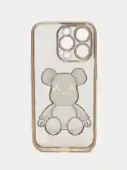 Золотой чехол для iPhone 11, 13, 14, 15, Pro, Max, чехол на айфон силиконовый с принтом KAWS