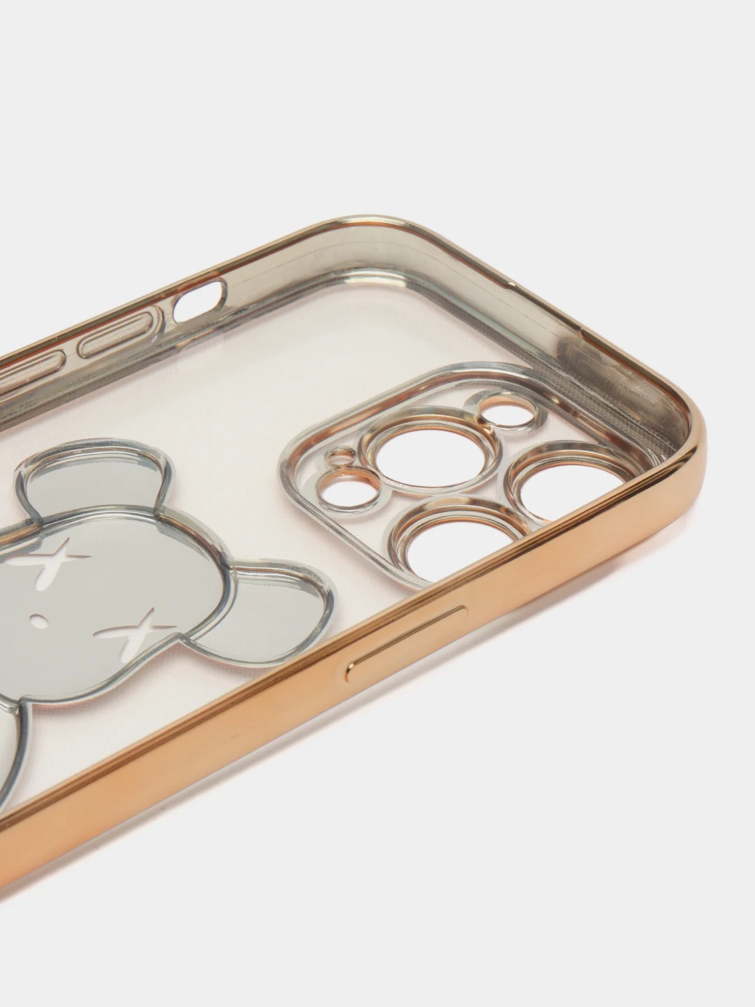 Золотой чехол для iPhone 11, 13, 14, 15, Pro, Max, чехол на айфон силиконовый с принтом KAWS