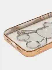 Золотой чехол для iPhone 11, 13, 14, 15, Pro, Max, чехол на айфон силиконовый с принтом KAWS