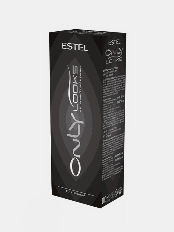 Estel Only Looks Краска для бровей и ресниц Тон черный 50 мл